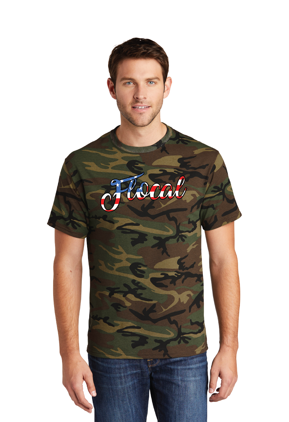 Camo Flocal Tee