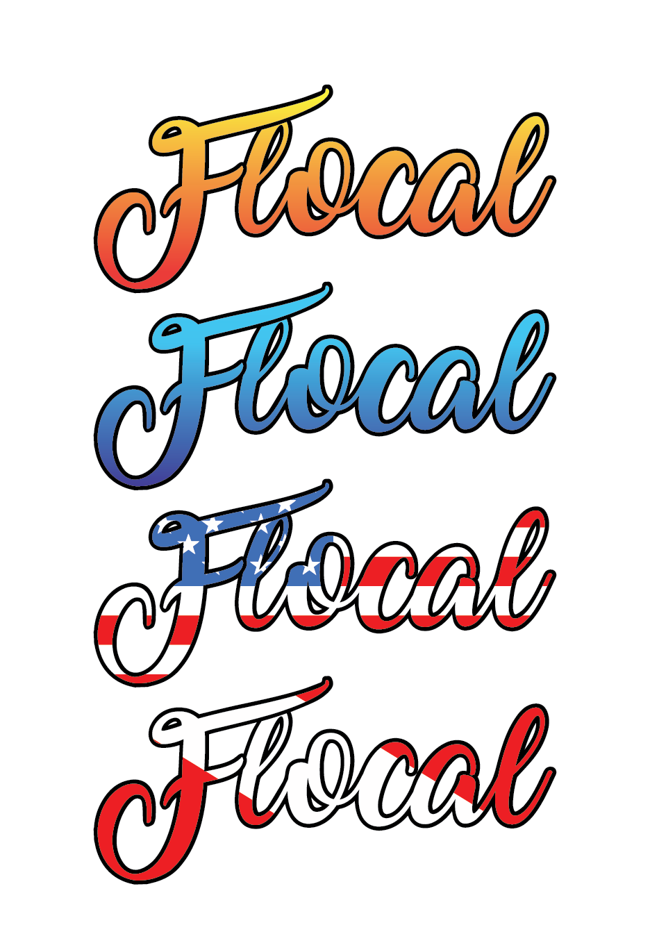 Flocal Sticker